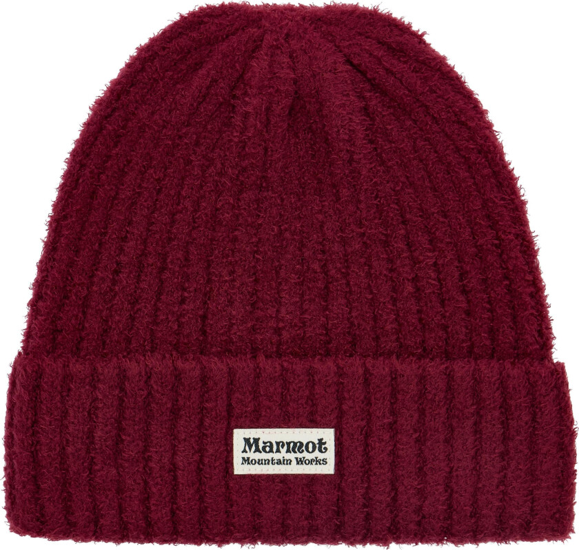 Women's Fuzzy Beanie Acai Berry