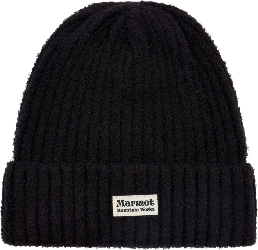 Women's Fuzzy Beanie Black