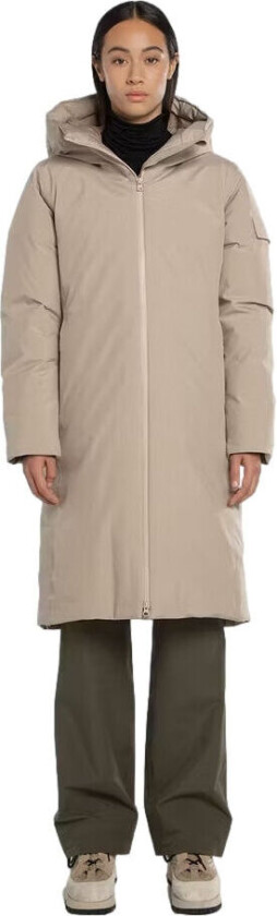 Bjorli Down Jacket Beige Jakke Beige Beige female XXS