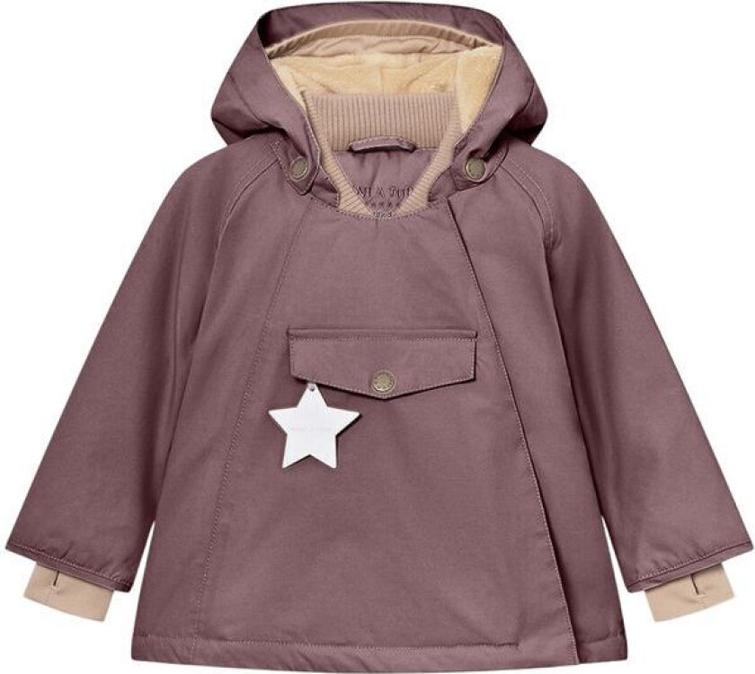 Mini A Ture Wang vinterjakke til småbarn, Peppercorn Plum