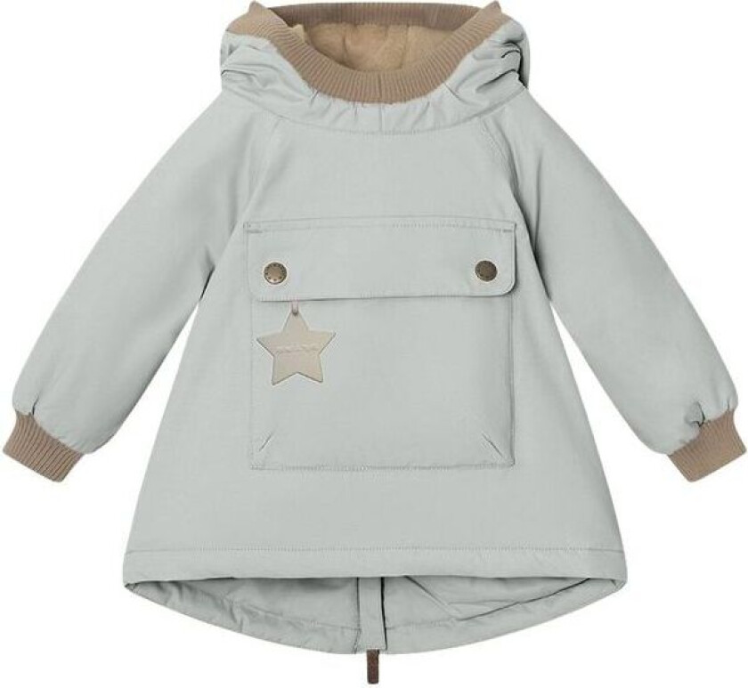 Mini A Ture Wen vinterjakke til baby, Puritan Grey