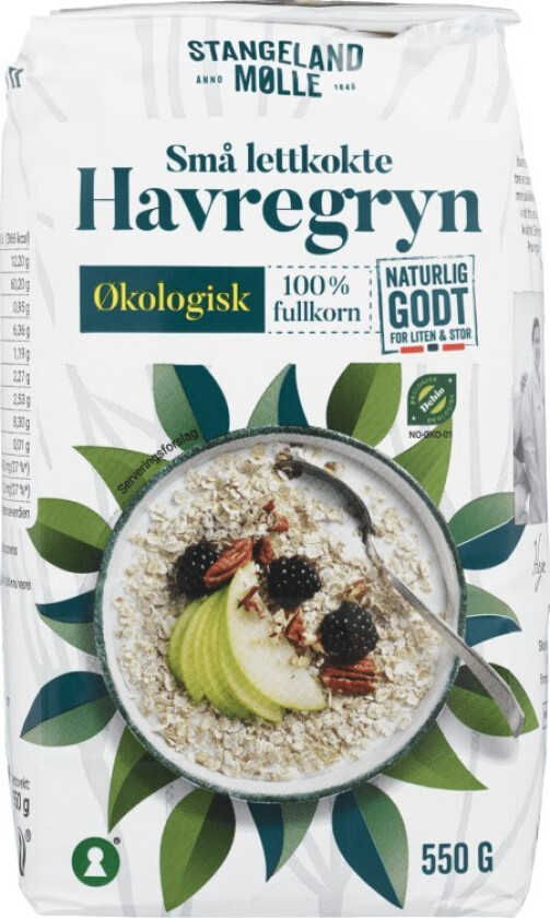 Havregryn Små Økologisk 550g