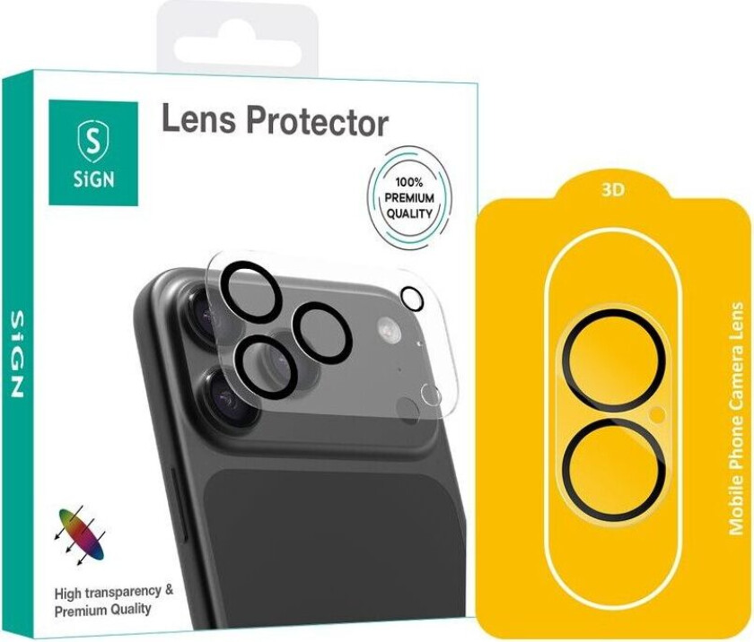 Linsebeskyttelse Herdet Glass (iPhone 17 Pro Max)