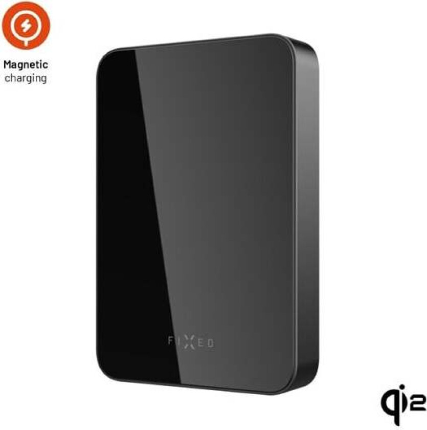MagZen 10 Crystal Qi2 Standard 10.000 mAh Black Nødlader - Svart - 10000 mAh