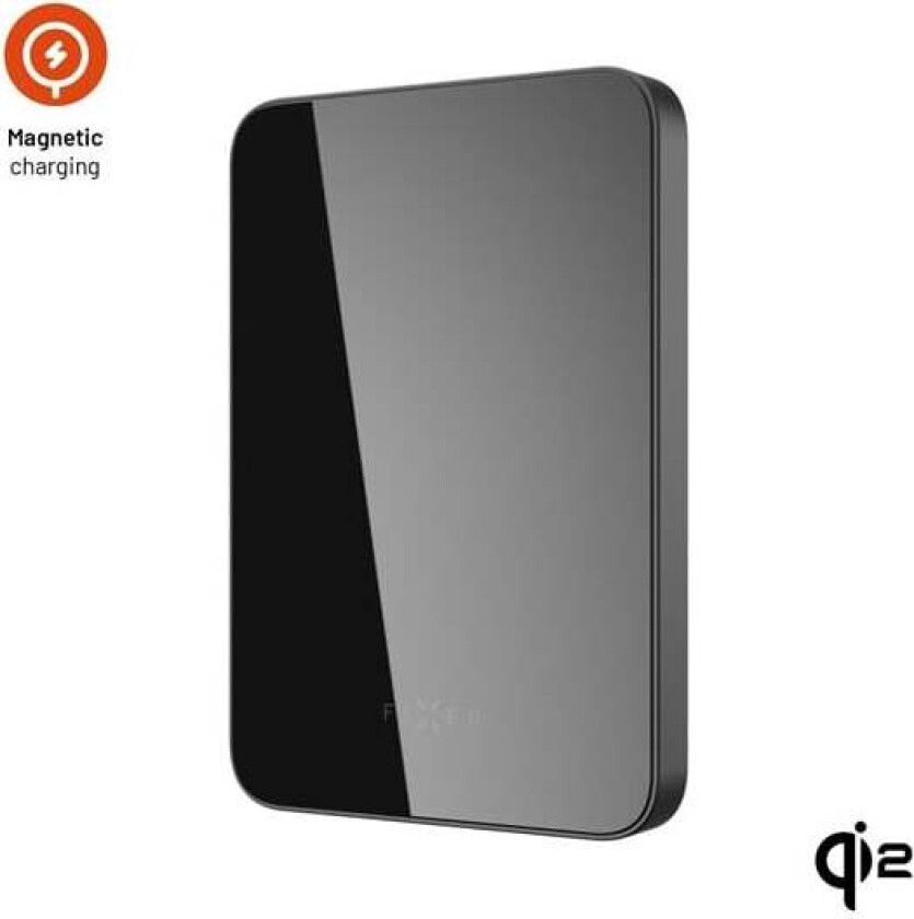 MagZen 5 Crystal Qi2 standard 5000 mAh Black Nødlader - Svart - 5000 mAh