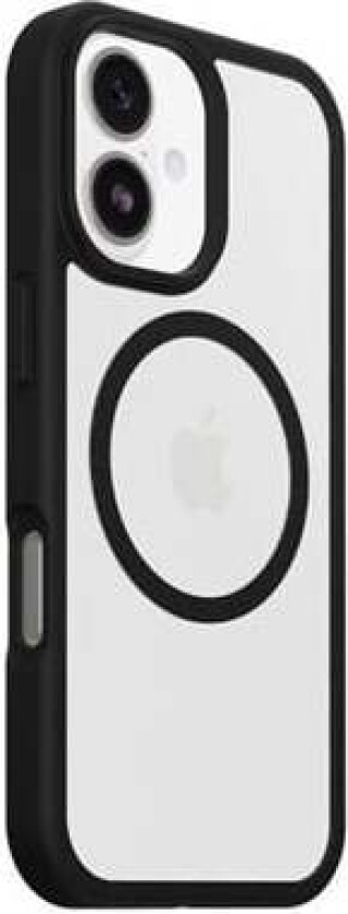 React MagSafe Apple iPhone 17 Black Crystal - clear/black