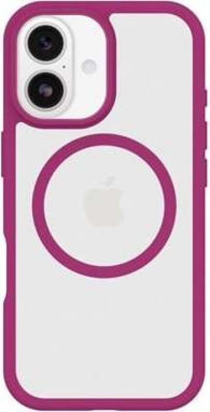 React MagSafe Apple iPhone 17 Rose Crystal - clear/pink