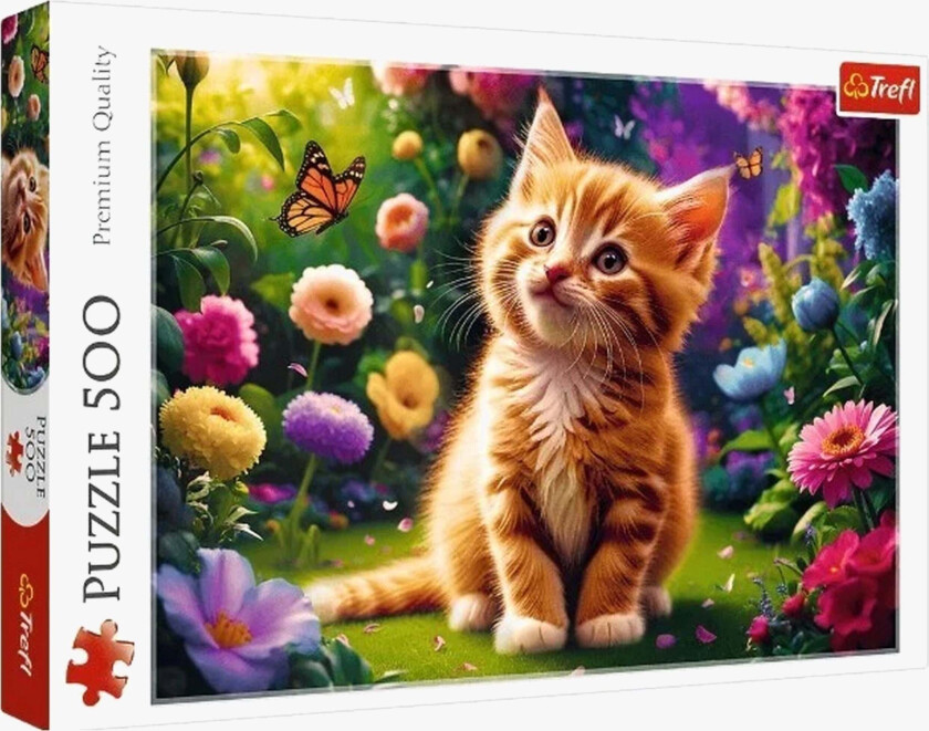 Søt Katt Puslespill 500 Brikker - Barnepuslespill