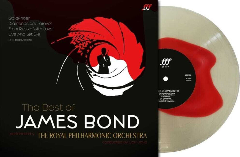 Royal Philharmonic Orchestra Best Of James Bond Red In Natural Clear Vinyl LP/Vinyl