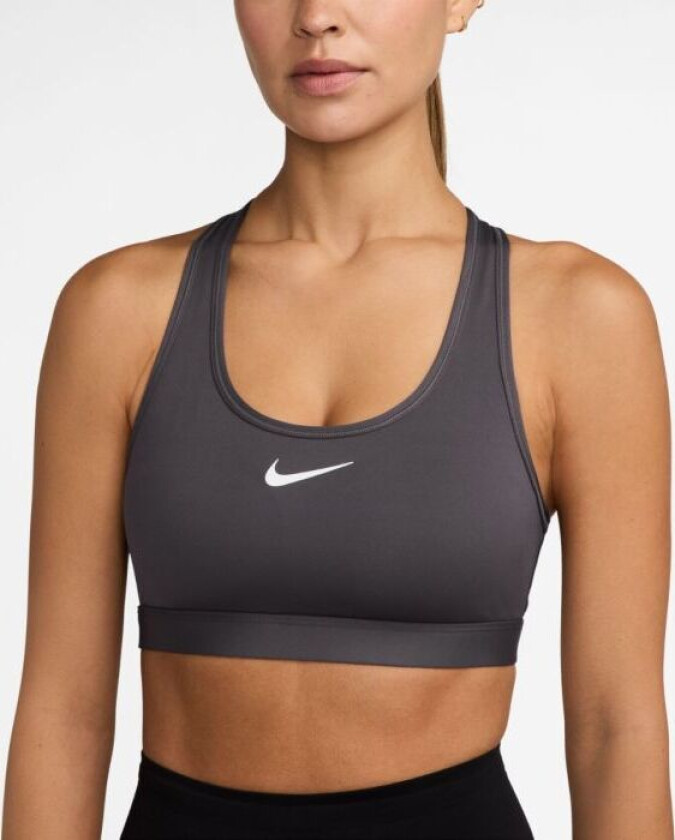 Swoosh Medium Support Bra Thunder Grey/White XS