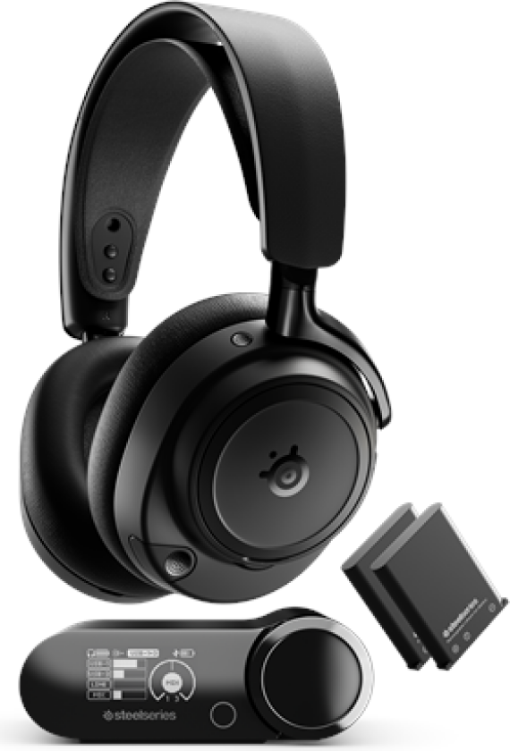 Arctis Nova Elite Obsidian Black - High-end Gaming Headset - Svart