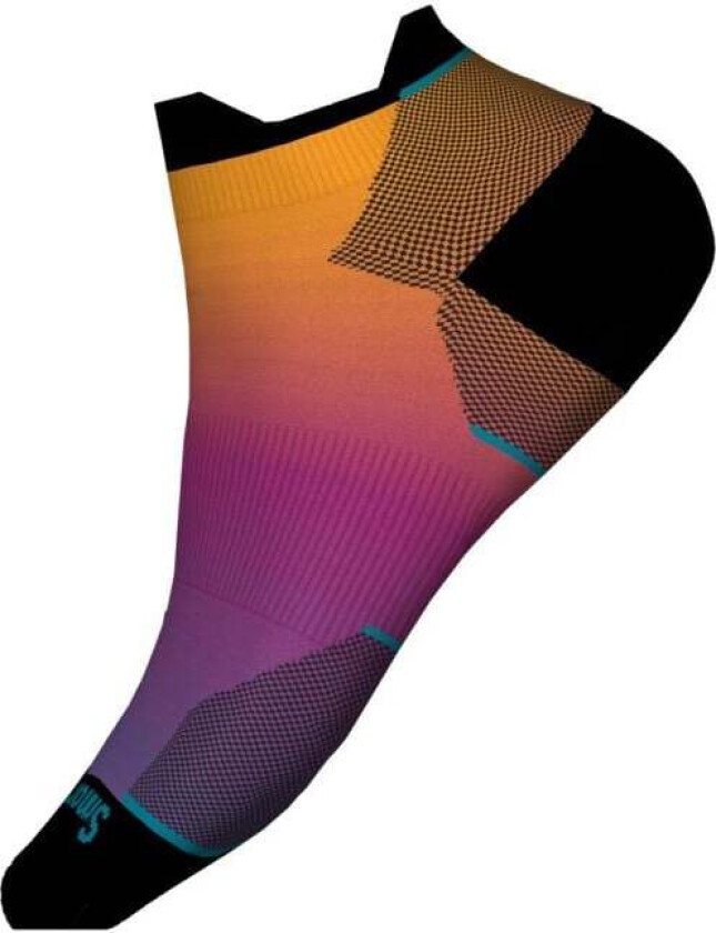 Run Zero Cushion Ombre Print Low Ankle Socks