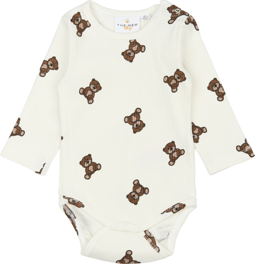 GOTS Paulo Lange Ermer Rib Body Cloud Dancer Cloud Dancer 74 cm Hvit 74 cm mann