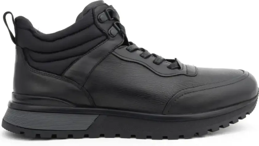 Herre, Sko, Svart, 45 EU