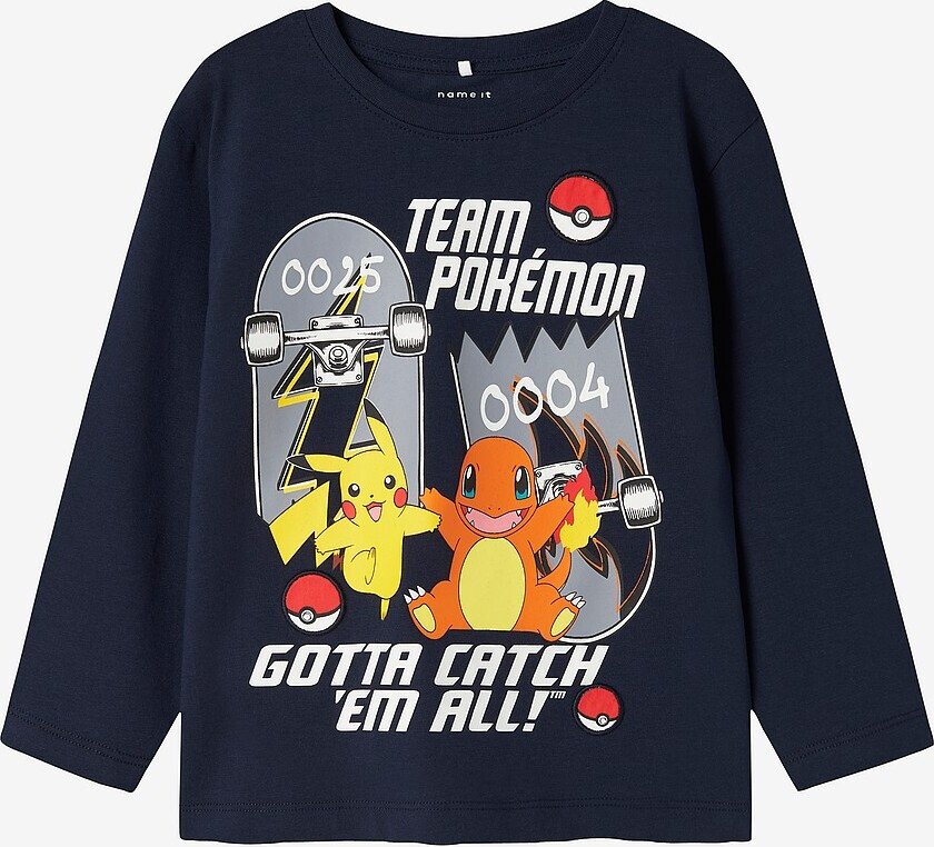 T-skjorte nmmStern Pokemon LS Sky - Blå