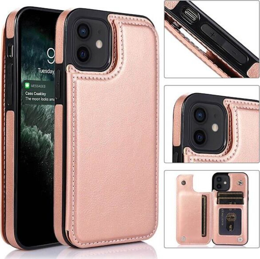 iPhone 12 - Praktisk og Stilig Deksel med Kortholder
