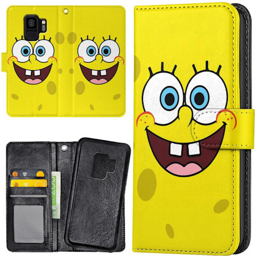 Samsung Galaxy S9 - Lommebok Deksel Svampebob