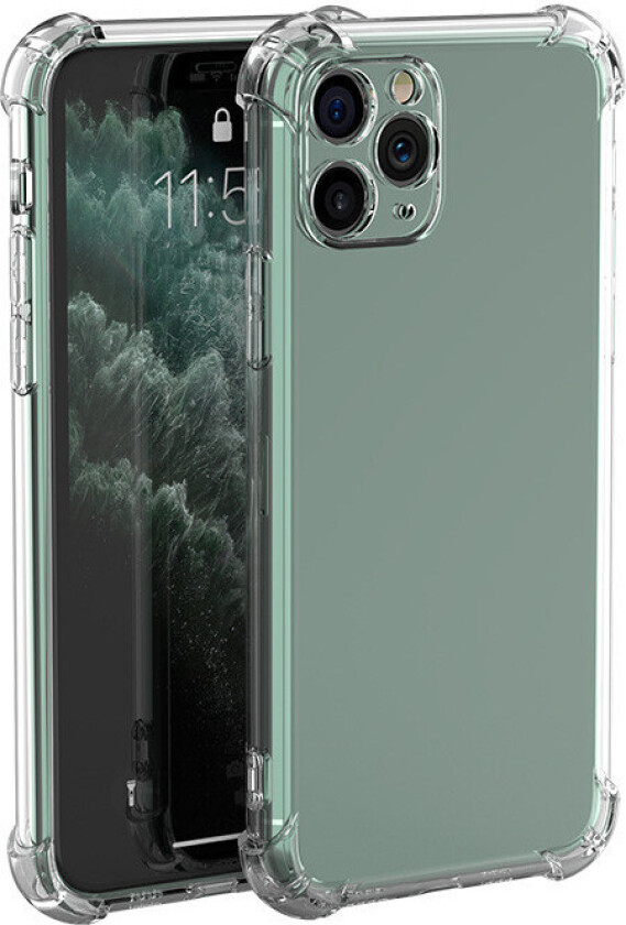 Anti Shock 15mm Cover til iPhone 17 Pro Max - Transparent