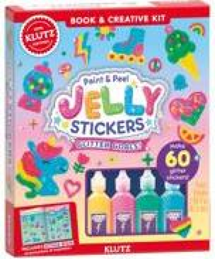 Paint & Peel Jelly Stickers: Glitter Goals!