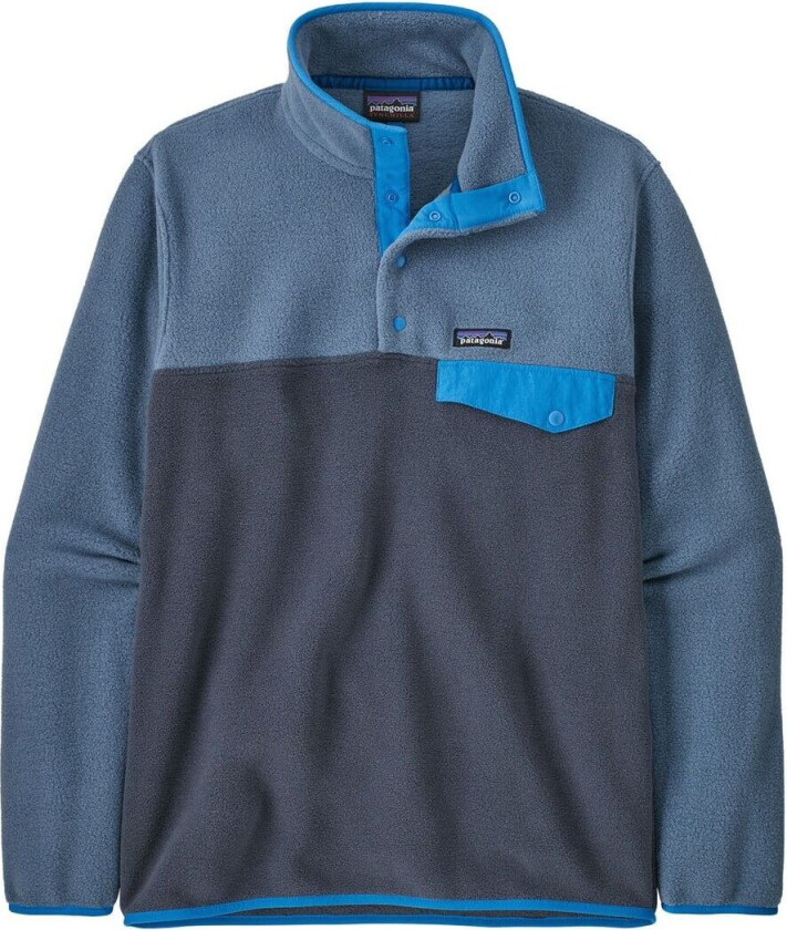 Men's Lightweight Synchilla Snap-T Fleece Pullover Smolder Blue XL, Smolder Blue