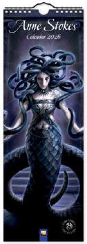 Anne Stokes Slim Calendar 2026 (Art Calendar)