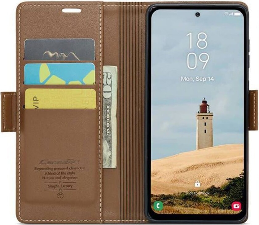 CaseMe mobildeksel 023 Samsung Galaxy A26 5G - Brun