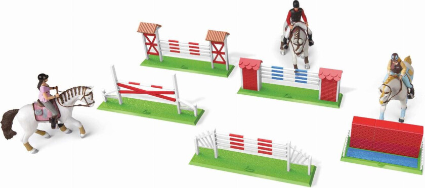 Papo Leke Konkurransesett med Hinder