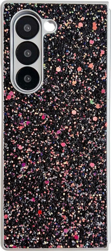 Samsung Galaxy Z Fold7 Glitter Deksel - Svart