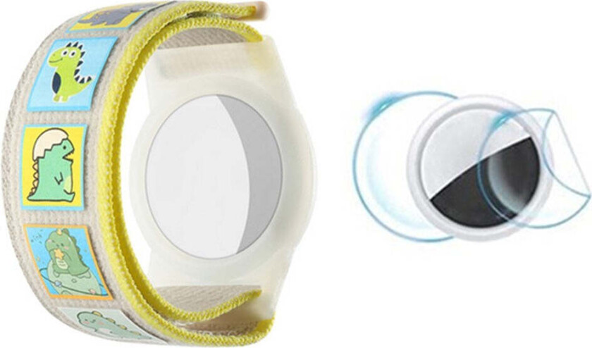 AirTag Nylonarmbånd for Barn - Dinosaurer