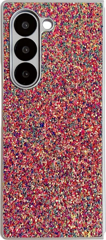 Samsung Galaxy Z Fold7 Glitter Deksel - Rød