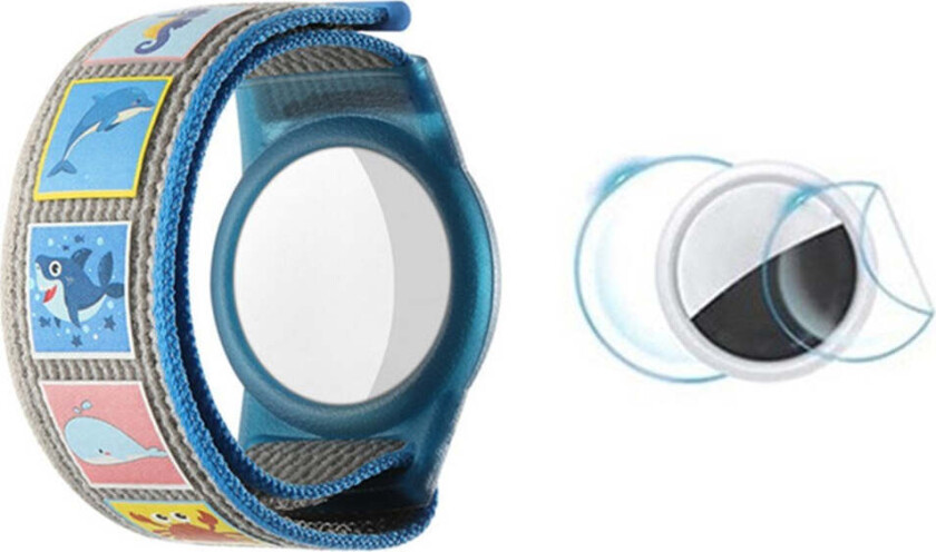 AirTag Nylonarmbånd for Barn - Sjødyr