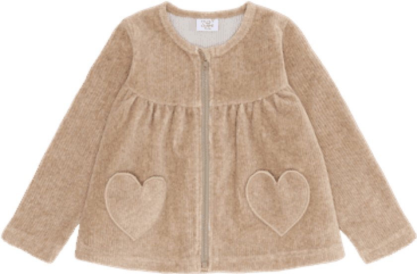 Sicillia Ottoman velour - solid Genser Biscuit