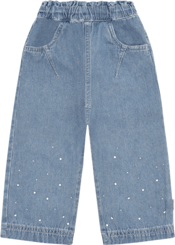 Bilde av Theresa Denim w.studs Bukse Blue Denim