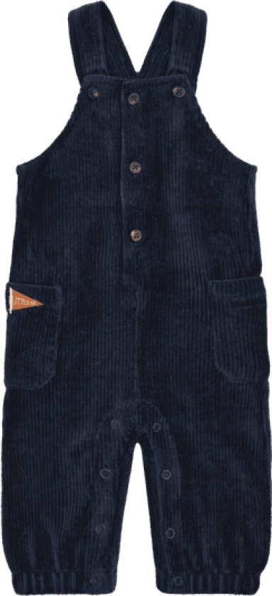 Mads Ribbed velour Buksedress More navy