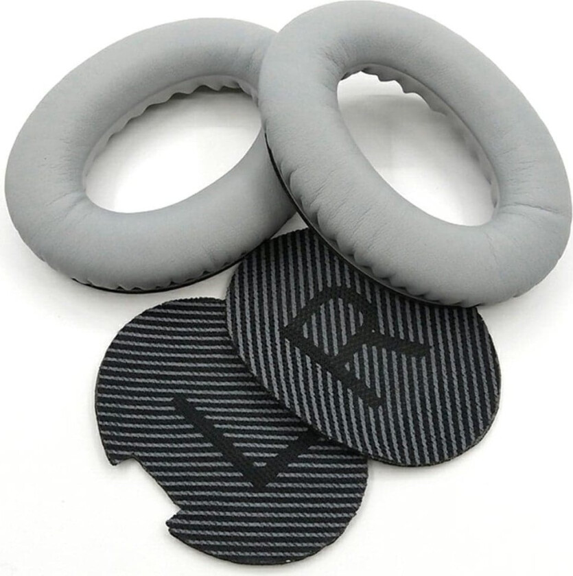 1Pair Replacement Ear Pads Bose QuietComfort 35 / 25 / 15 / 2 / AE2 Headphones Earpads Cushions - Grey+Black