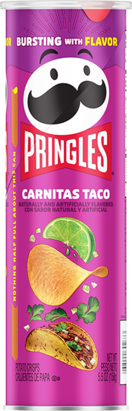 Bilde av Pringles Carnitas Taco - 158 gram