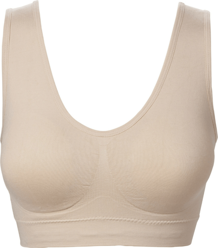 Heidi BH topp, beige, Størrelse: M, Kvinner