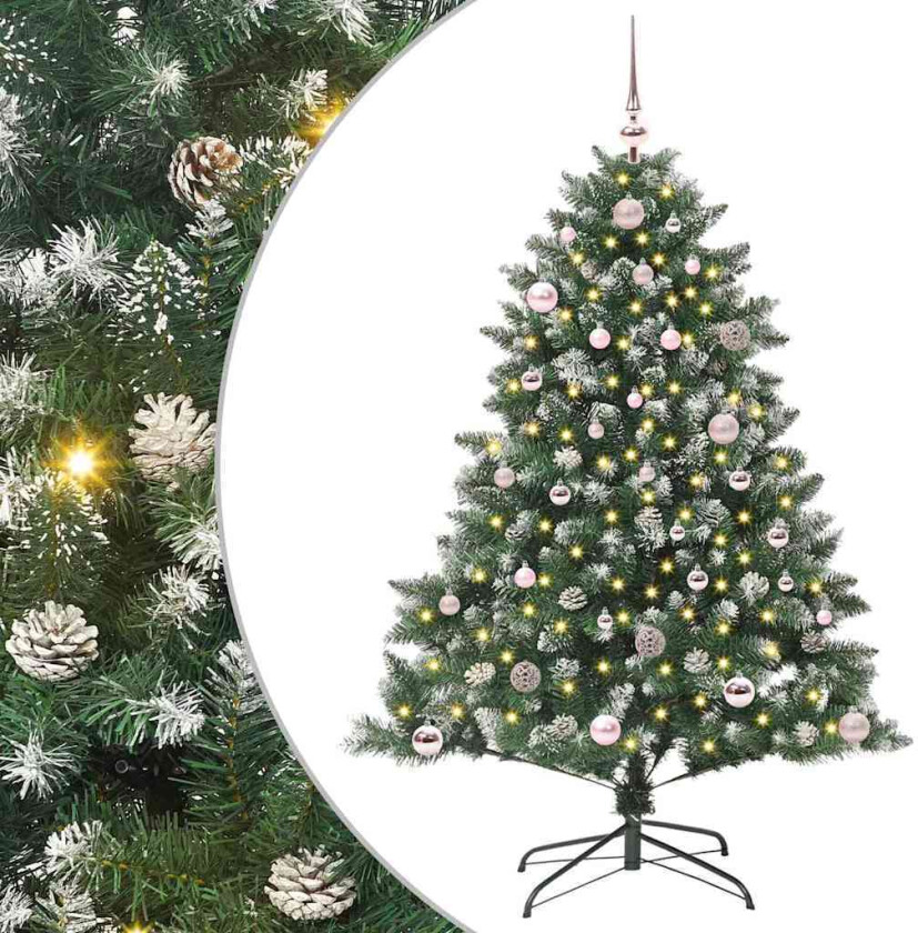 Kunstig juletre grønn 105 x 105 x 150 cm PVC og plast og stål