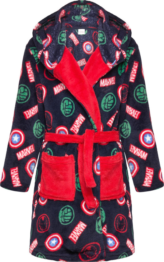 Nightdress Morgenkåpe Badekåpe Navy Marvel