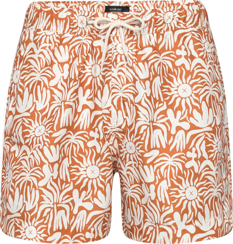Swim Shorts Badeshorts Orange Clean Cut Copenhagen