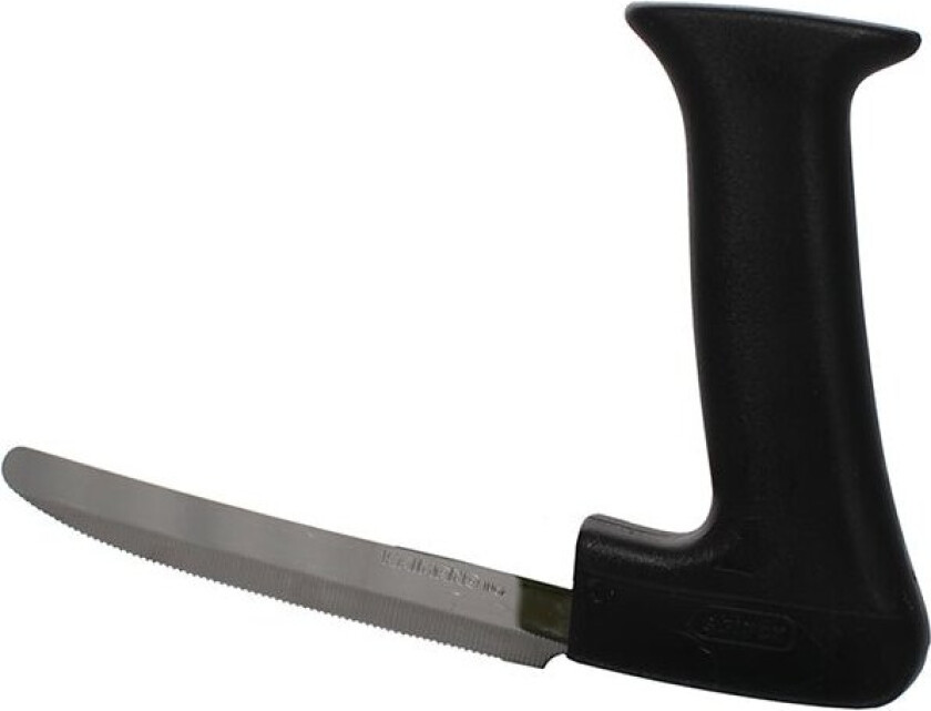 Ergonomisk grønnsakskniv med tagger