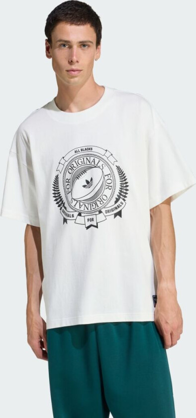 ADIDAS ORIGINALS & ALL BLACKS LOOSE GRAPHIC SS T-SKJORTE