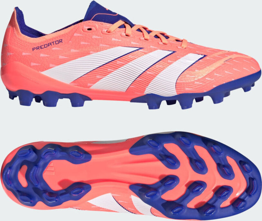 Predator League 2G/3G AG Coral Blaze - Oransje/Fottøy Hvit/Oransje - Kunstgress (AG), størrelse 38