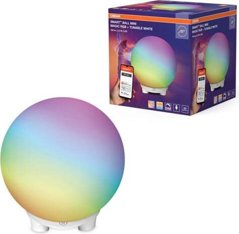 SMART+ Ball Light 160lm 2.5W RGB+822-865 Ø130 white WiFi