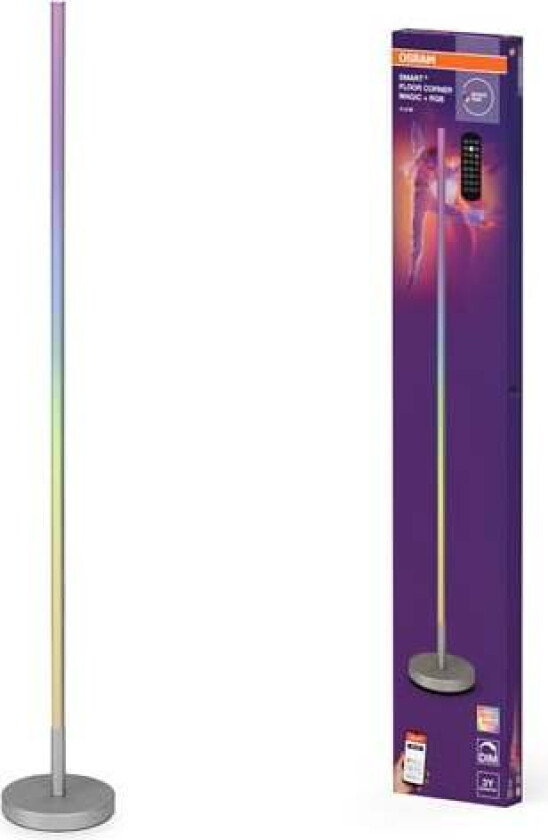 SMART+ Floor Corner lm 11.5W/RGB 1400mm silver WiFi