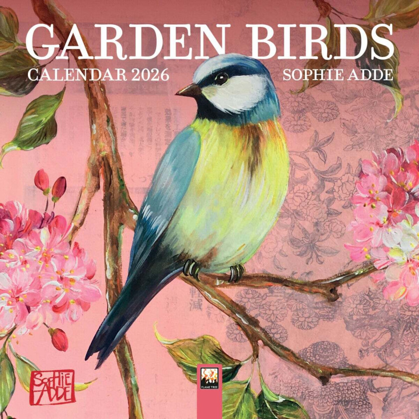 Kalender 2026 Garden Birds 18x18cm