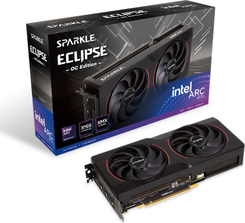 Arc B570 Eclipse OC - 10GB GDDR6 RAM - Grafikkort