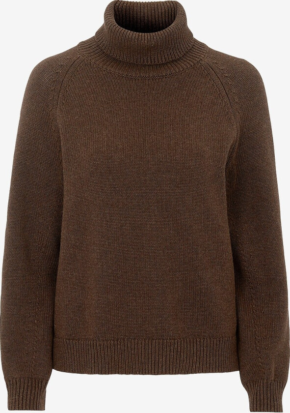 Strikket Turtleneck Iris - Brun