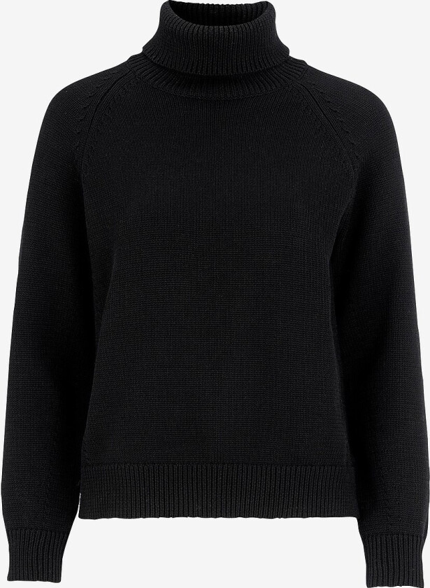Strikket Turtleneck Iris - Svart