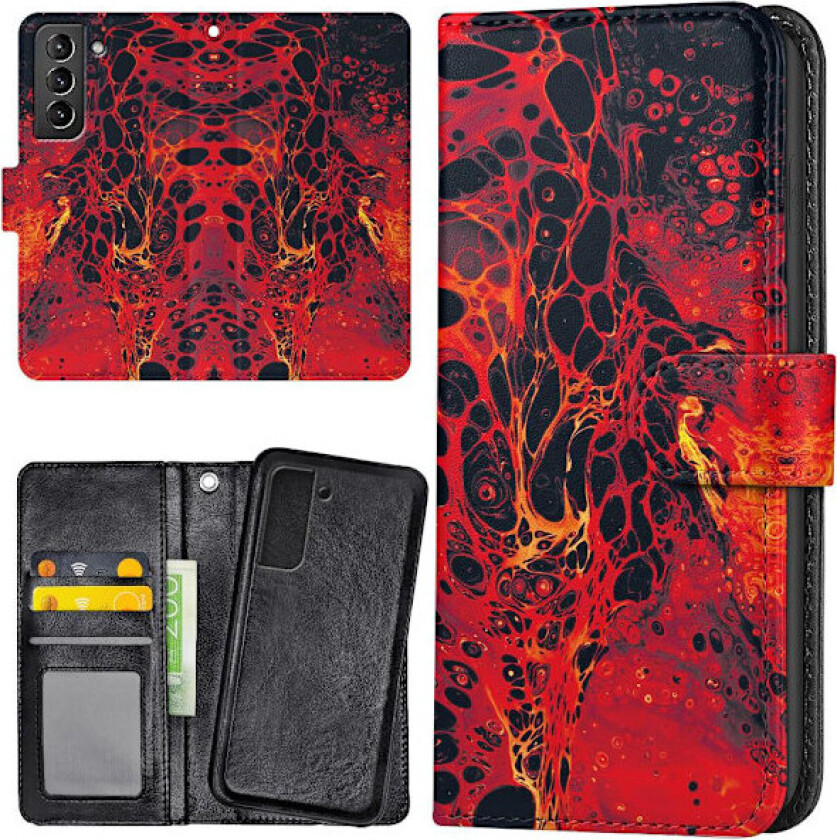 Samsung Galaxy S22 Plus - Lommebok Deksel Marmor